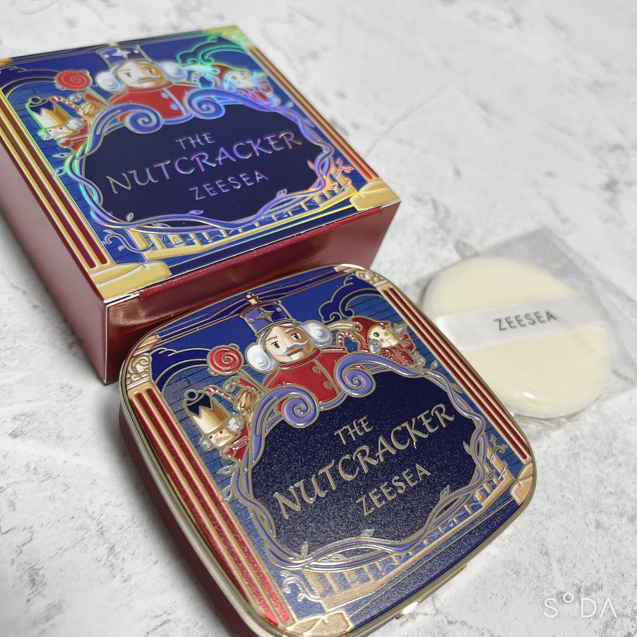 ZEESEA くるみ割り人形「ゼロ」粉感シルキーコンパクトパウダー/ZEESEA/プレストパウダーを使ったクチコミ（1枚目）