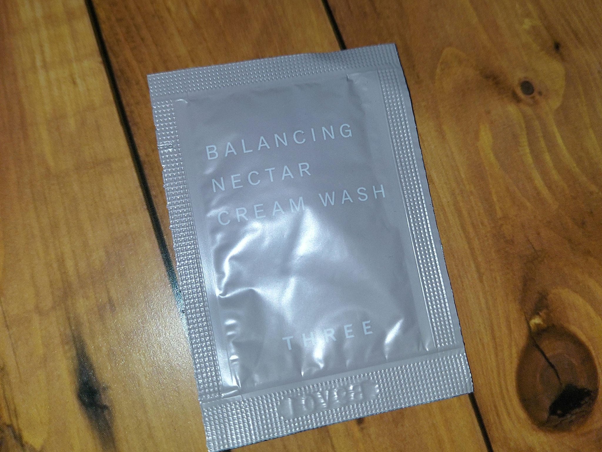 バランシングネクター クリーム ウォッシュ/THREE/洗顔フォームを使ったクチコミ（1枚目）