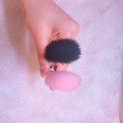 春姫 ファンデーションブラシ/DAISO/メイクブラシを使ったクチコミ(4枚目)