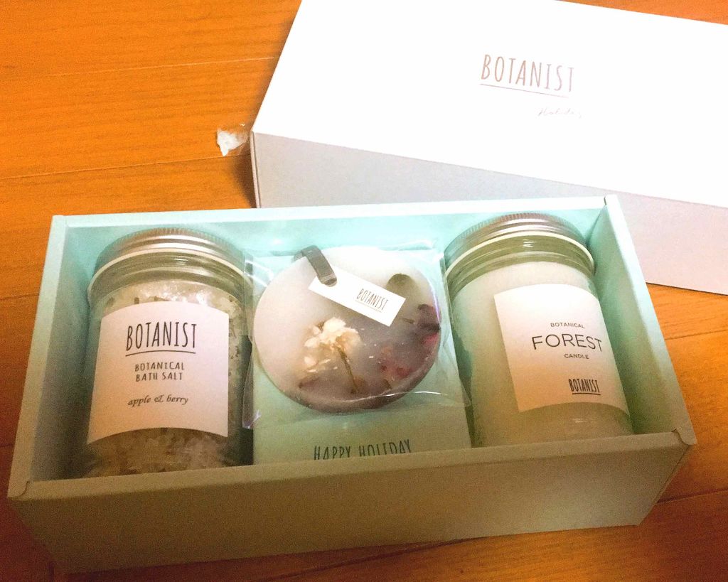 ボタニカルホリデーコフレ(スノーブルー)/BOTANIST/その他キットセットを使ったクチコミ（1枚目）