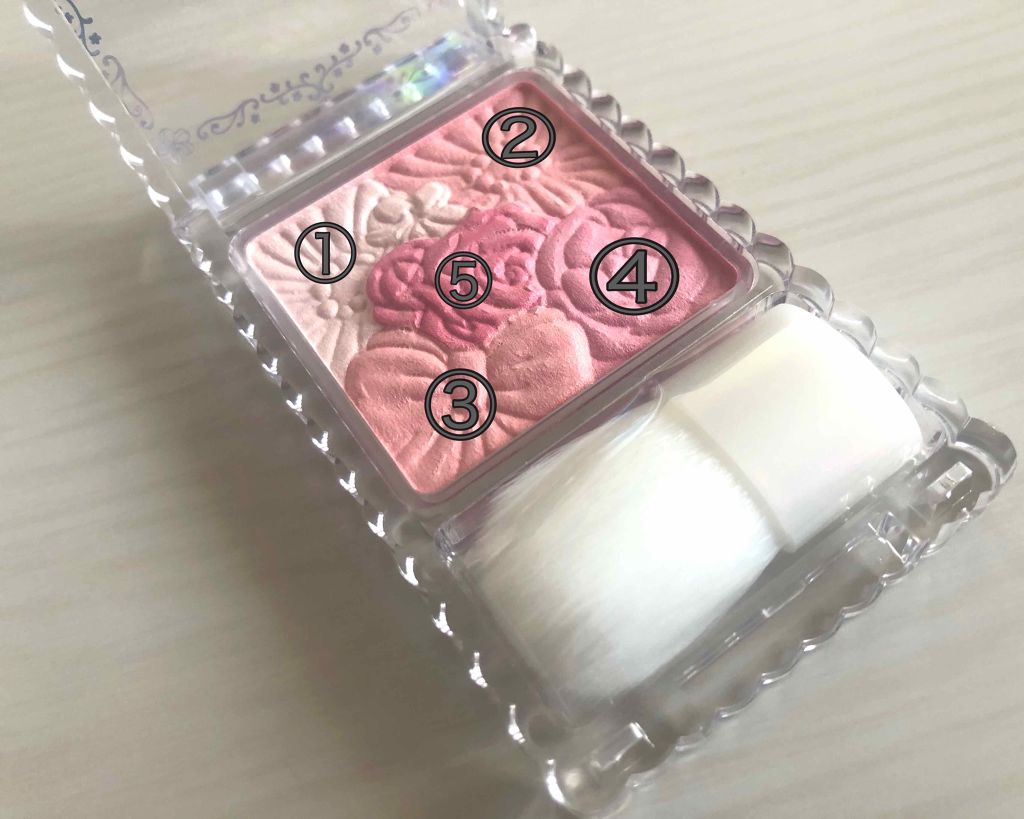 グロウフルールチークス/キャンメイク/パウダーチークを使ったクチコミ(2枚目)