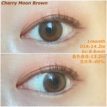 OLENS Cherry moon 1Monthのクチコミ「セーラームーンメイクの時に
使ってたカラコン👀🛒💕

POPLENS様( @poplens_o.....」（2枚目）