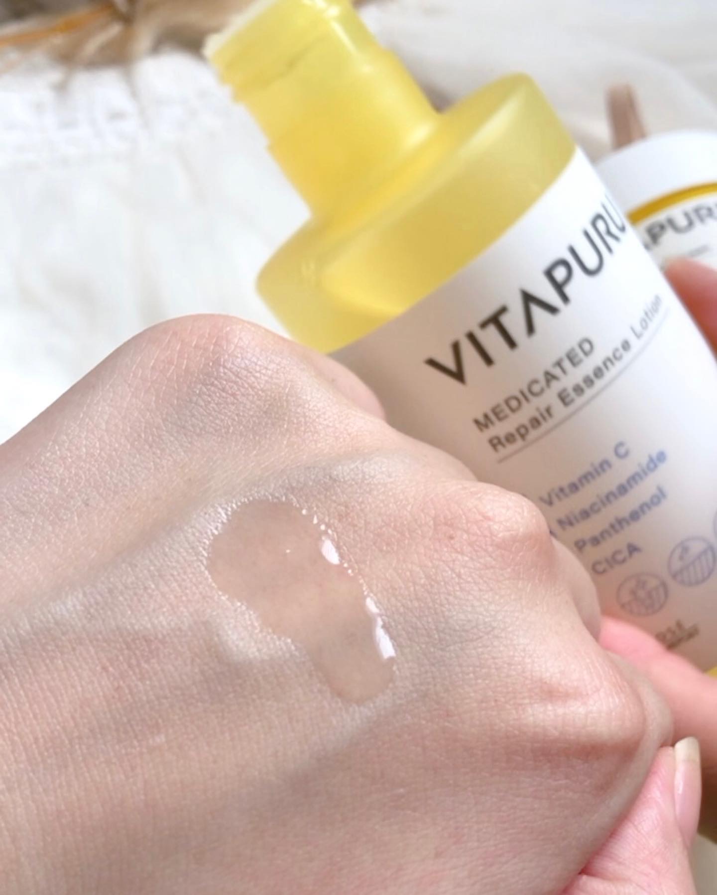  ビタプル リペア エッセンスローション/VITAPURU/化粧水を使ったクチコミ（3枚目）