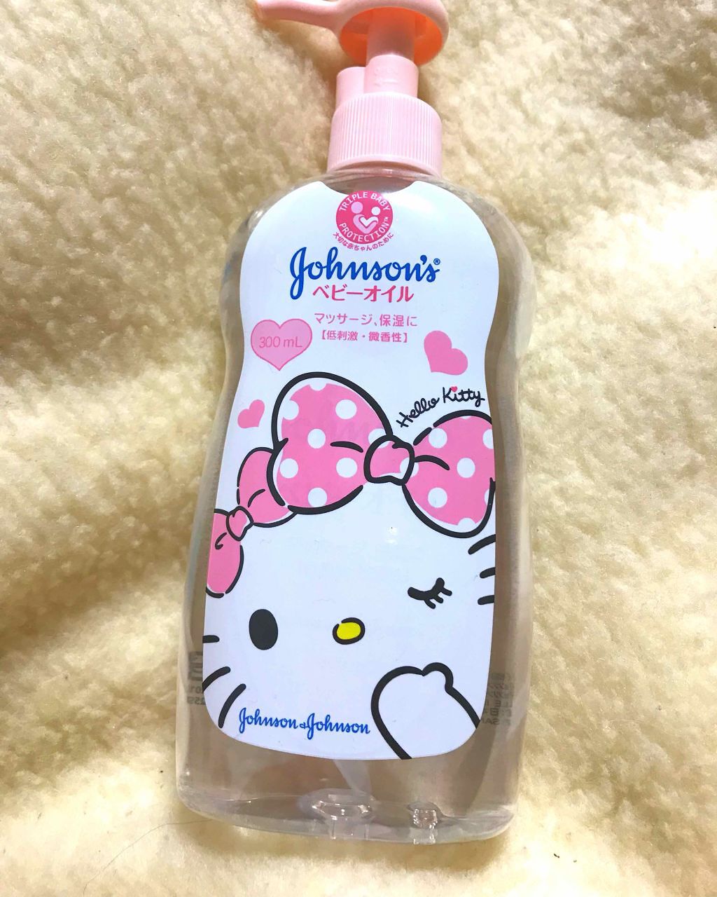 ジョンソンベビーオイル微香性/ジョンソンベビー/ボディオイルを使ったクチコミ（1枚目）