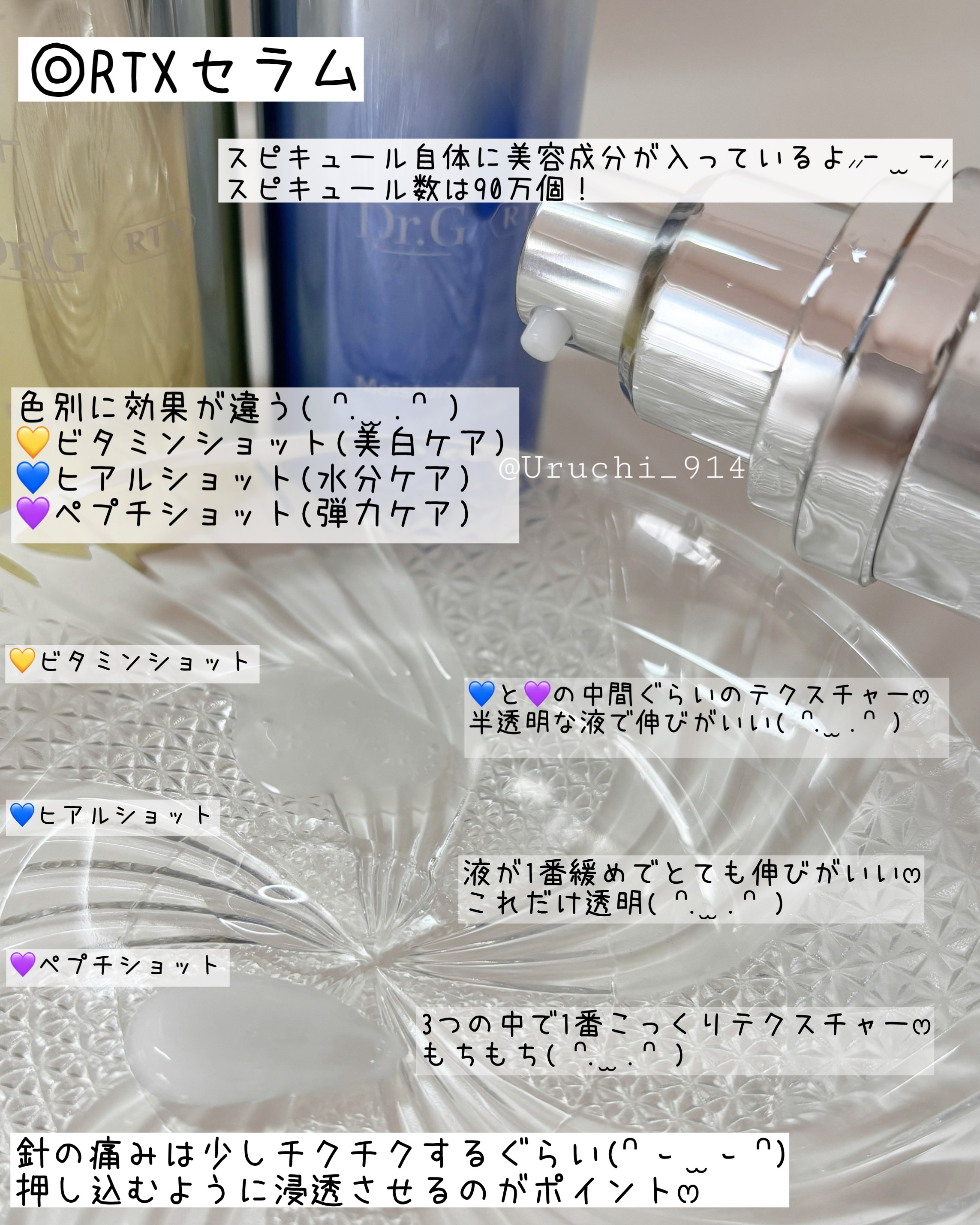 RTXセラム ビタミンショット/Dr.G/美容液を使ったクチコミ（2枚目）