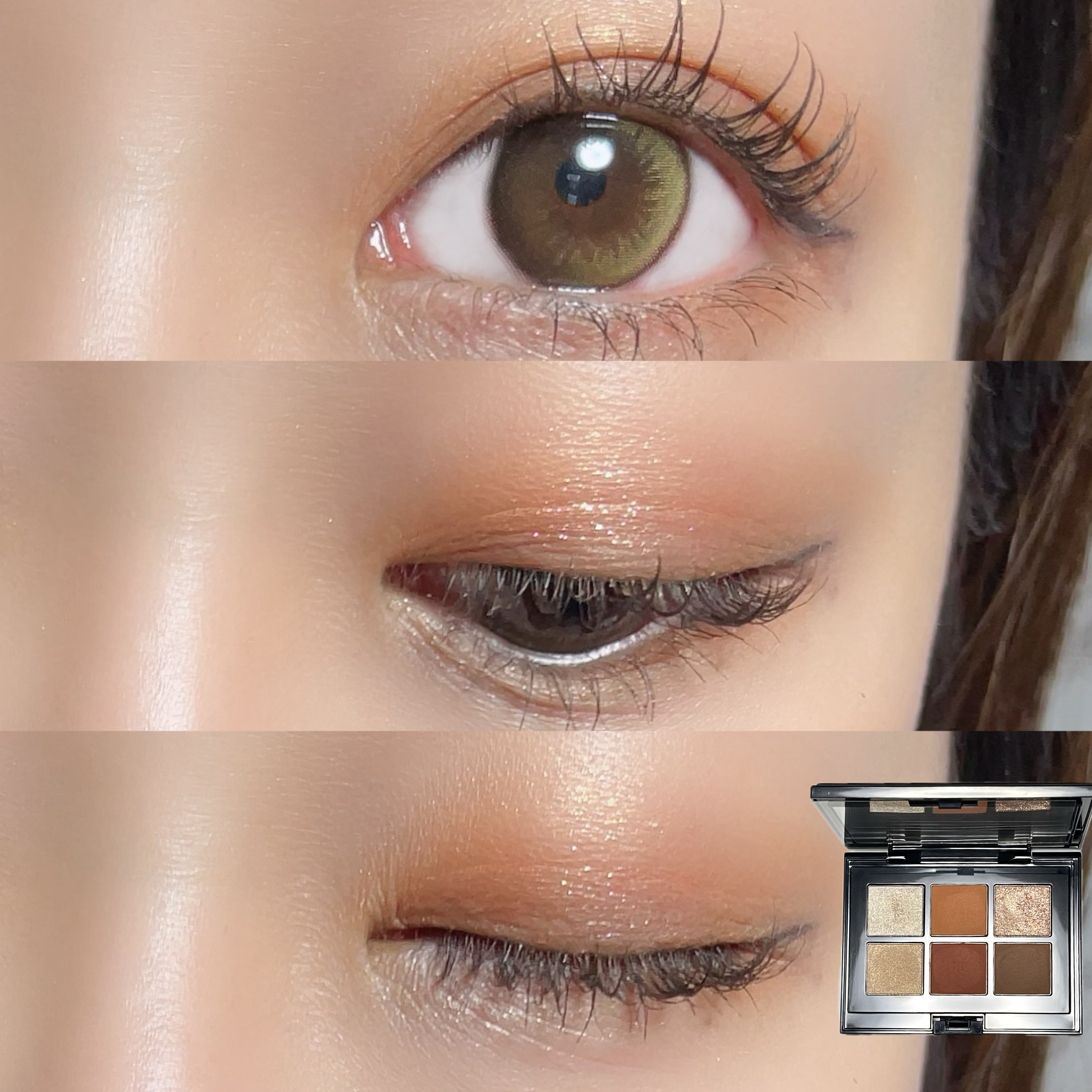 コンパクトアディクション センス オブ クラリティ/ADDICTION/アイシャドウパレットを使ったクチコミ（2枚目）