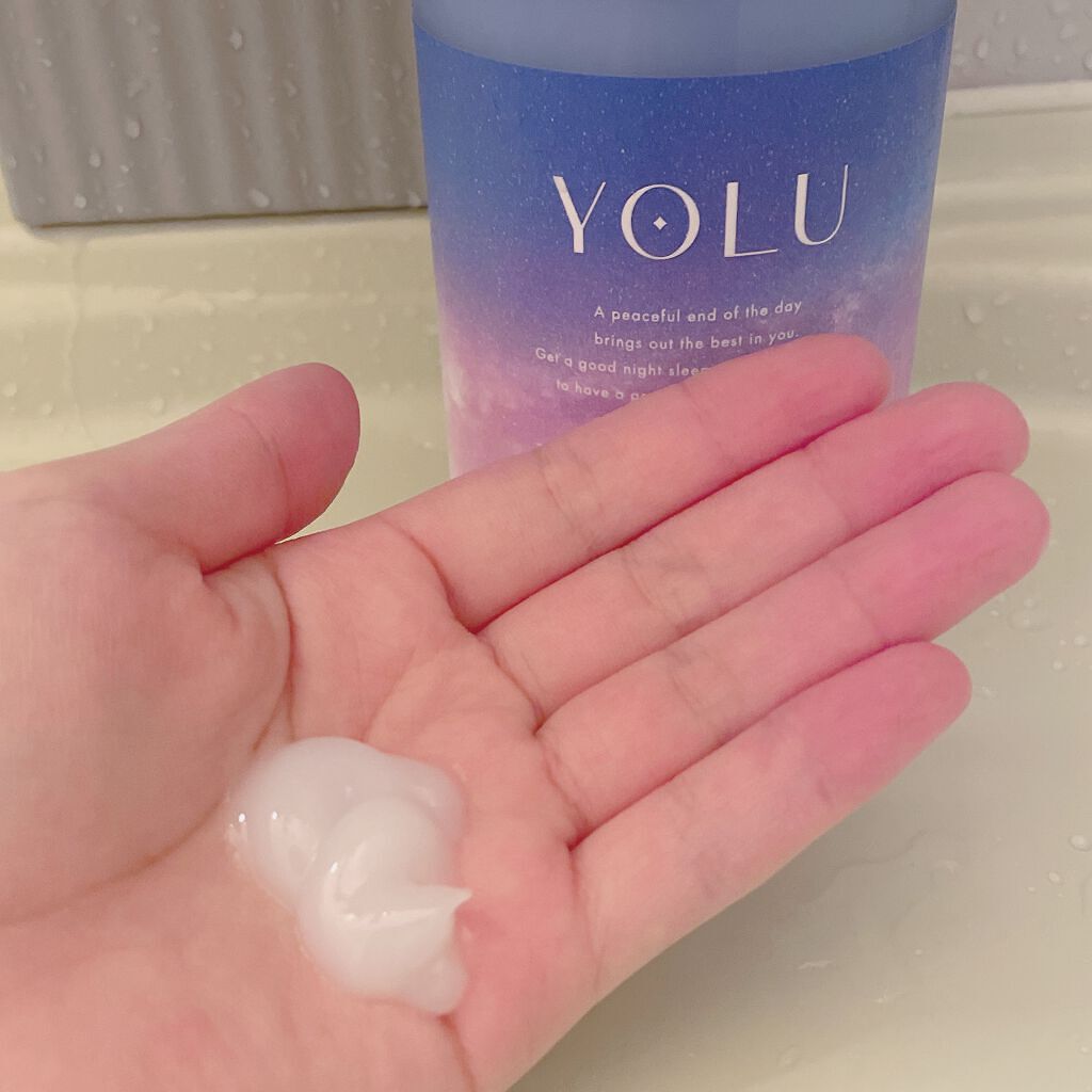 カームナイトリペアシャンプー／トリートメント/YOLU/市販シャンプーを使ったクチコミ（2枚目）