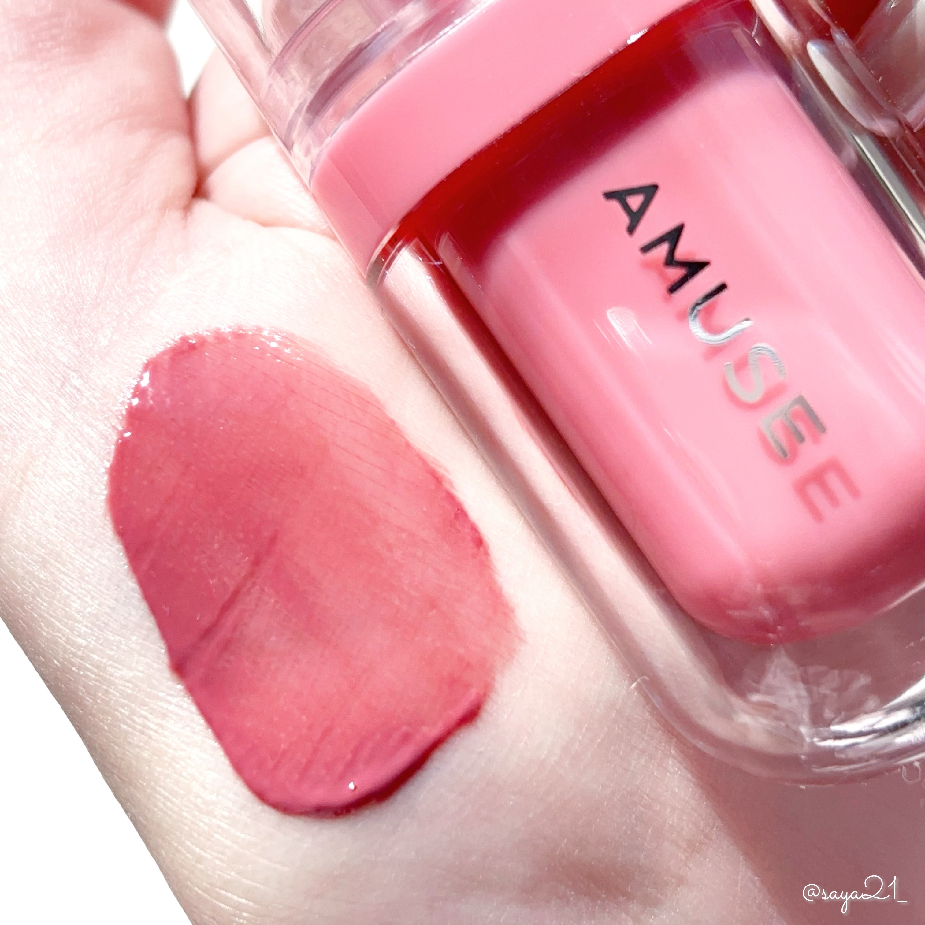 ジェルフィットティント/AMUSE/リップティントを使ったクチコミ（2枚目）