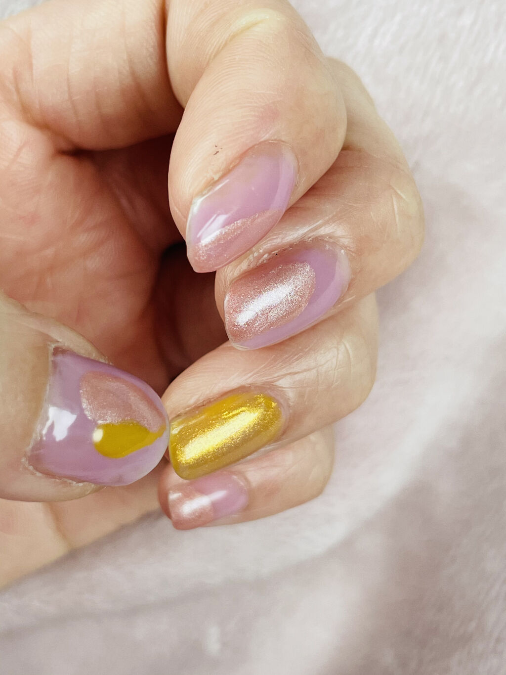 ジェルネイル（ライト対応）/セリア/ジェルネイルを使ったクチコミ（1枚目）