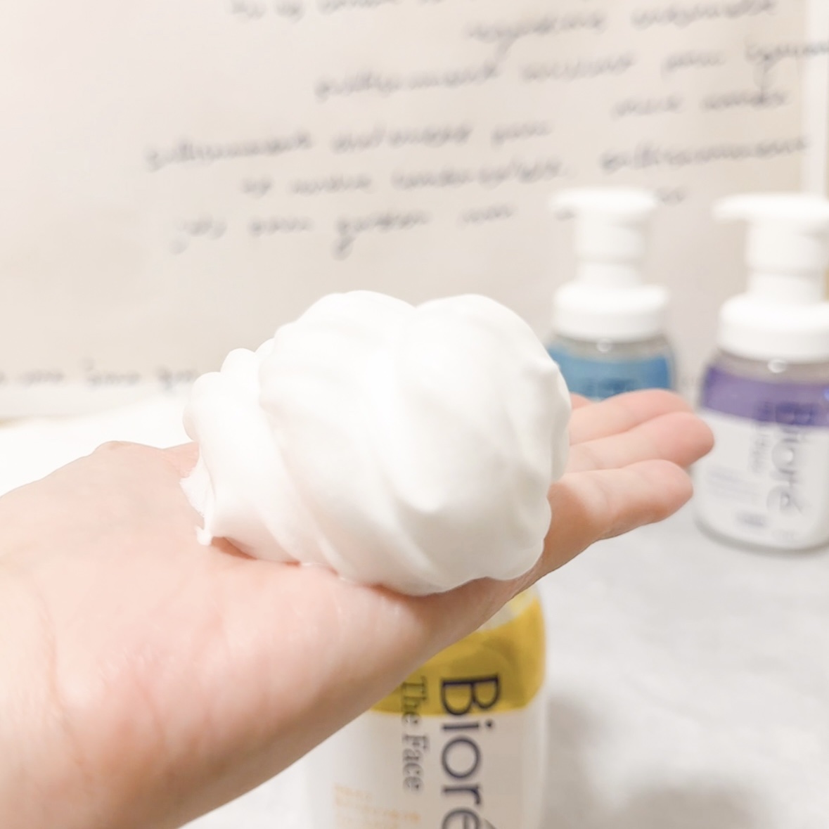 ビオレ ザフェイス 泡洗顔料 スムースクリア/ビオレ/泡洗顔を使ったクチコミ（2枚目）