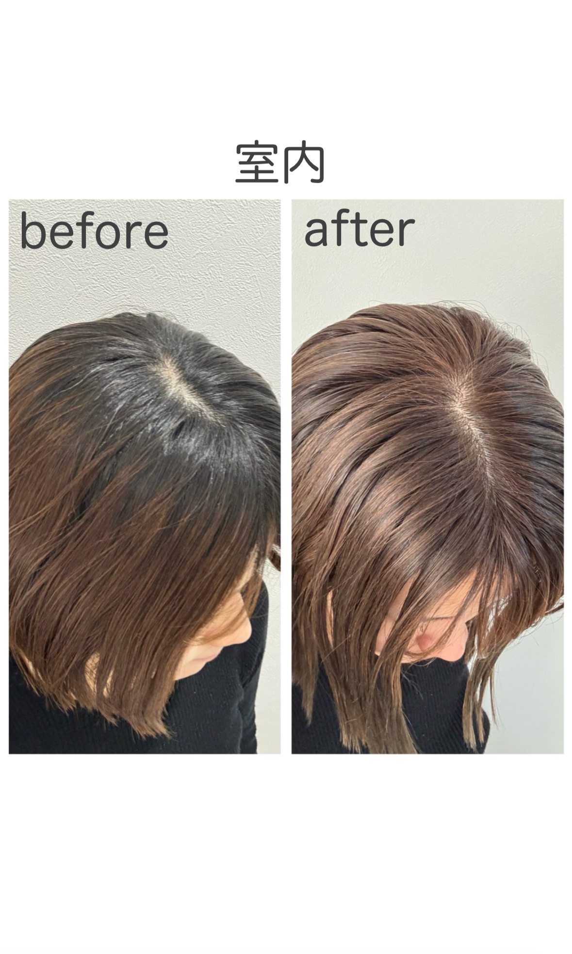 カラーリングミルク 魅惑のアッシュ/パルティ/ヘアカラーを使ったクチコミ（3枚目）