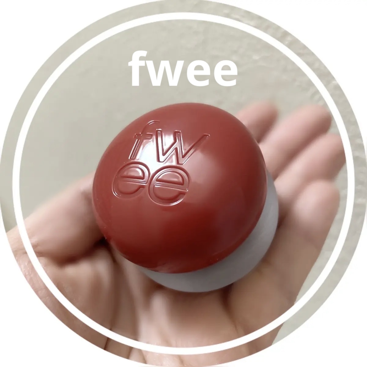 リップアンドチーク ブラーリープリンポット RS02 リリックス/fwee/口紅を使ったクチコミ（1枚目）