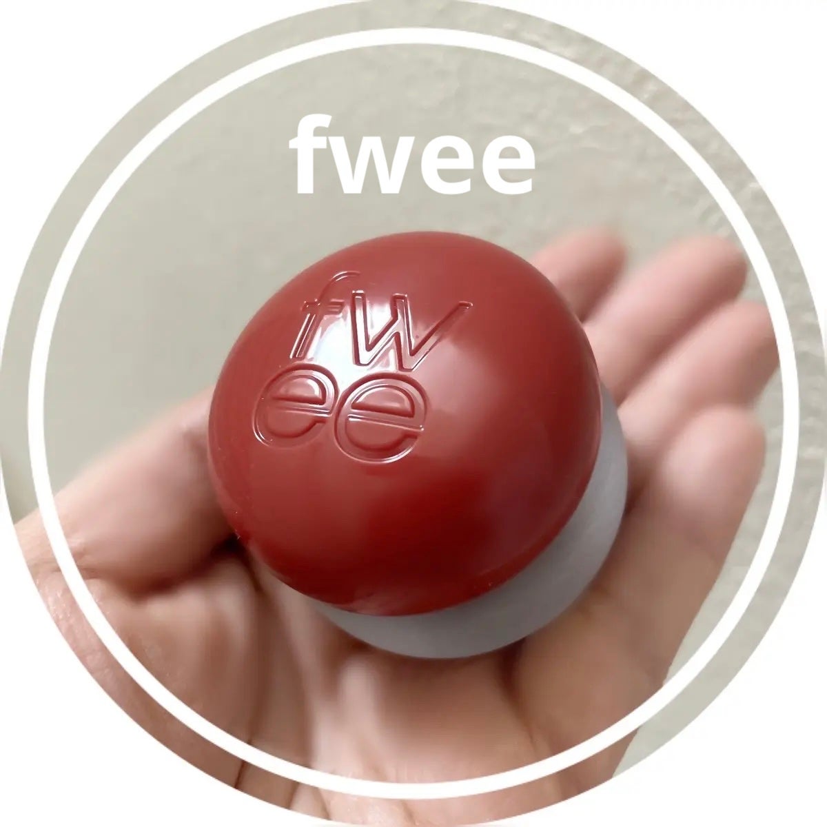 リップアンドチーク ブラーリープリンポット/fwee/口紅を使ったクチコミ(1枚目)