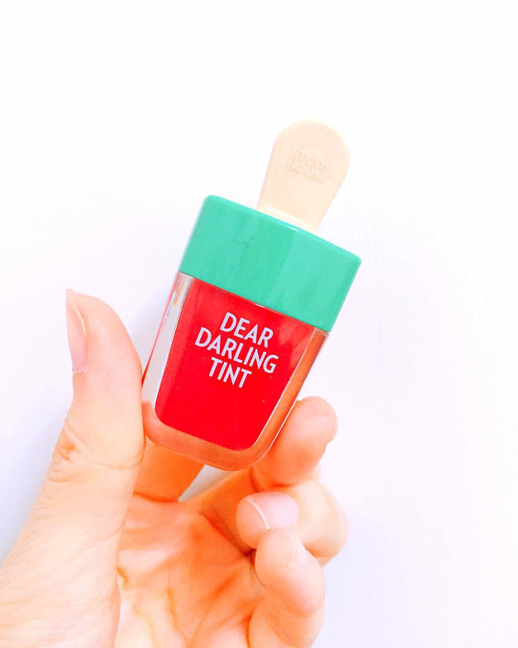 ディアダーリン ウォータージェルティント （アイスティント）/ETUDE/口紅を使ったクチコミ（1枚目）