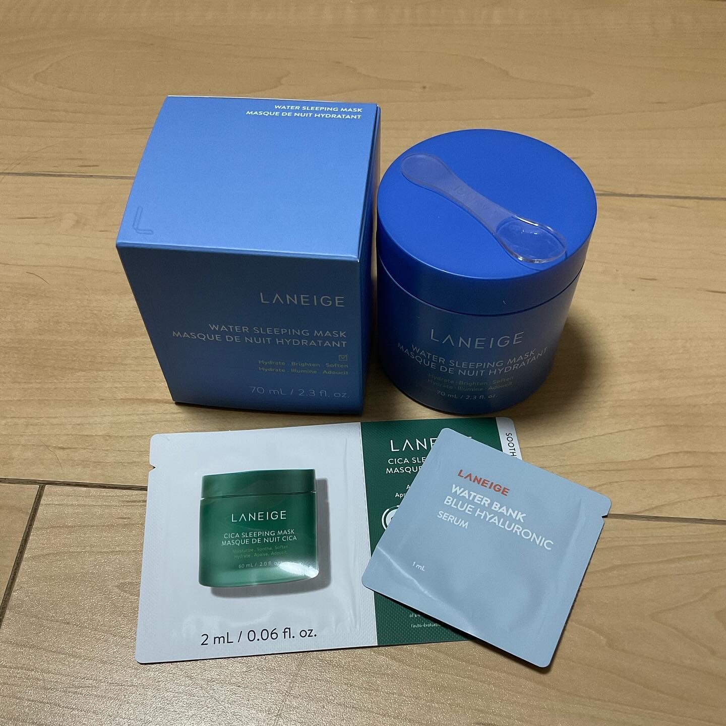 ウォータースリーピングマスク/LANEIGE/フェイスクリームを使ったクチコミ（2枚目）