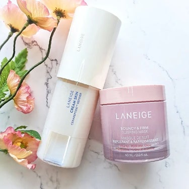 バウンシースリーピングマスク/LANEIGE/フェイスクリームを使ったクチコミ（2枚目）