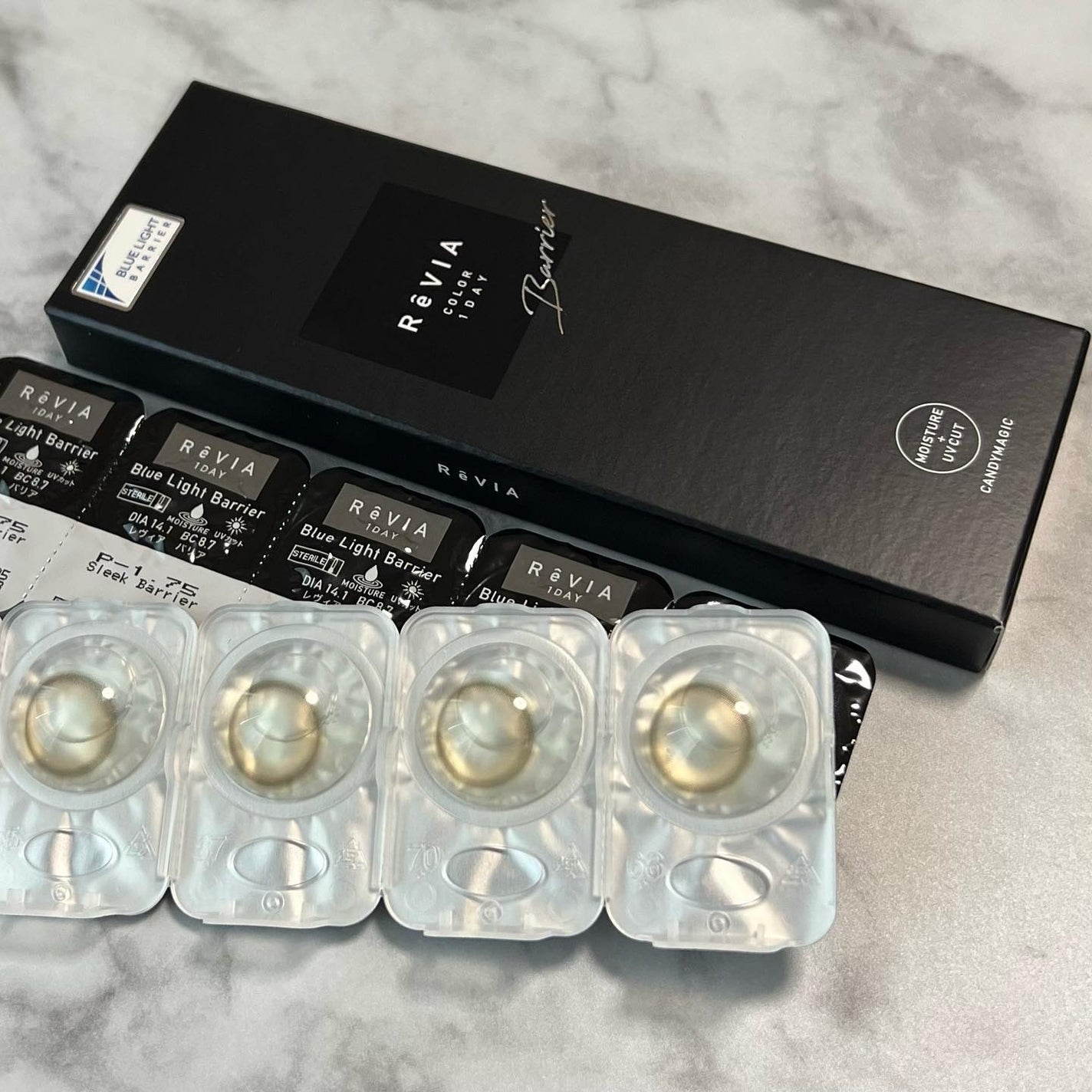 レヴィアブルーライトバリアワンデー/ReVIA/ワンデー(1DAY)カラコンを使ったクチコミ(2枚目)