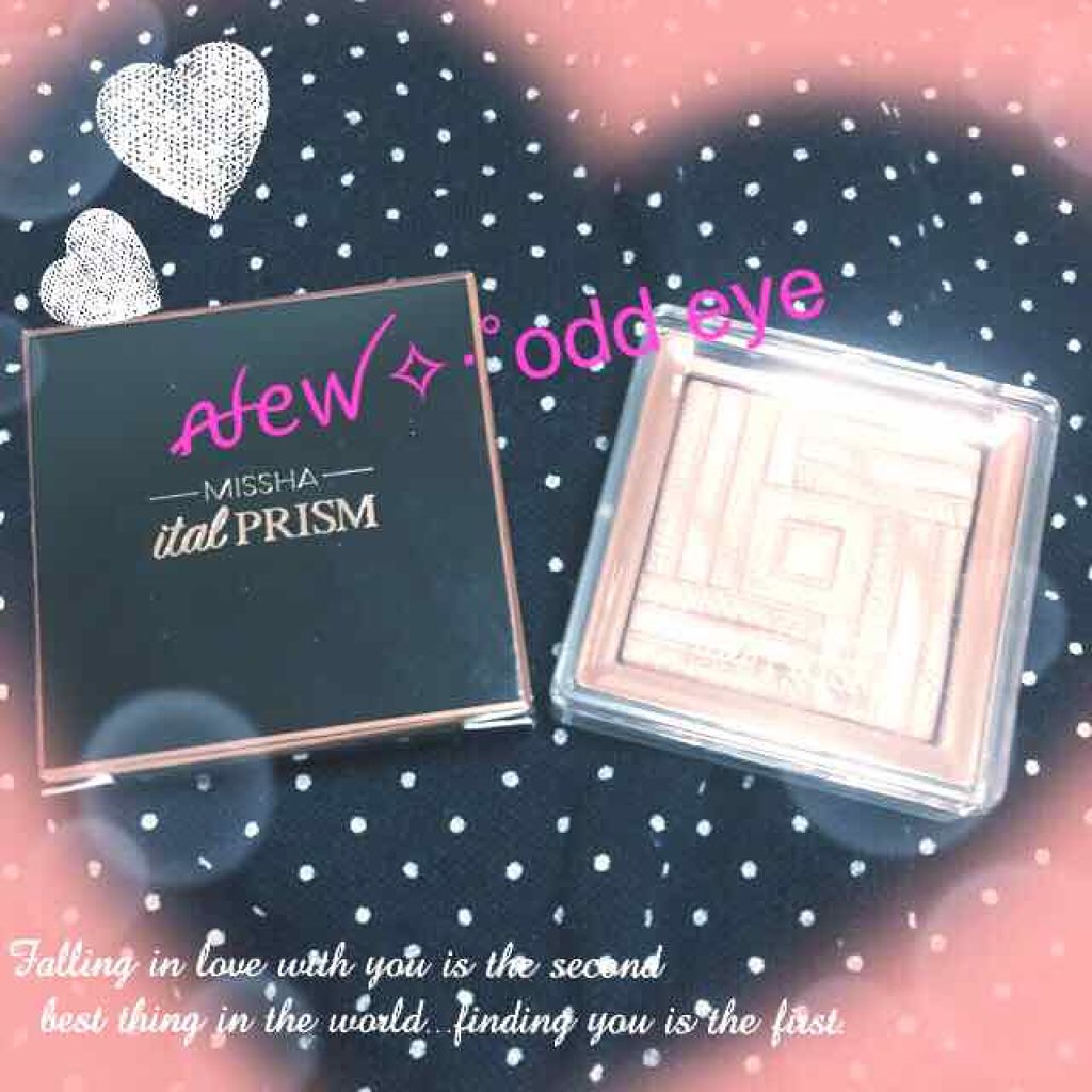 サテンハイライターイタルプリズム/MISSHA/パウダーハイライトを使ったクチコミ(1枚目)