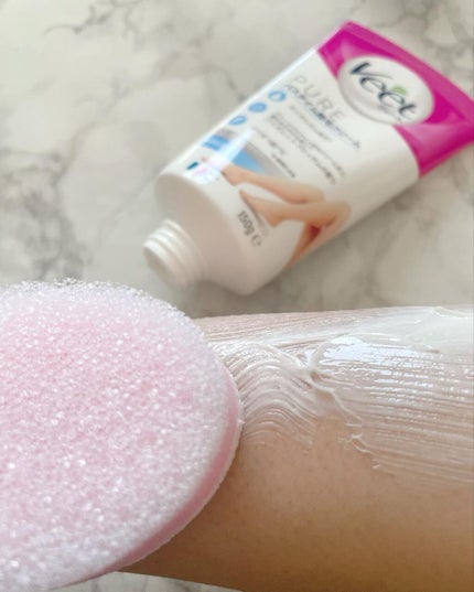 ヴィート ピュアバスタイム除毛クリーム 敏感肌用/Veet/除毛クリームを使ったクチコミ(4枚目)