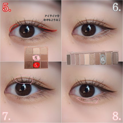 プレイカラーアイズ クッキーチップス/ETUDE/アイシャドウパレットを使ったクチコミ(3枚目)