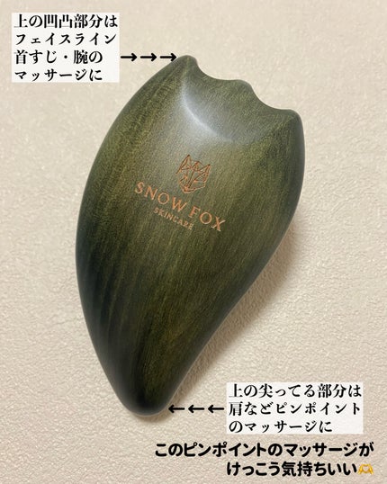 プレミアム FOX カッサ ゴースト ヘアブラシ ブラック/SNOW FOX SKINCARE/ヘアブラシを使ったクチコミ(3枚目)