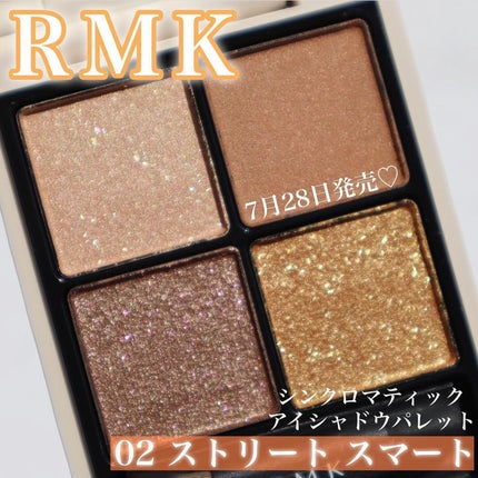 RMK シンクロマティック アイシャドウパレット/RMK/アイシャドウパレットを使ったクチコミ(2枚目)