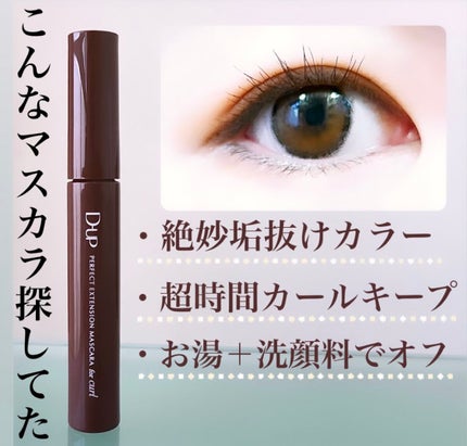パーフェクトエクステンション マスカラ for カール/D-UP/マスカラを使ったクチコミ(1枚目)