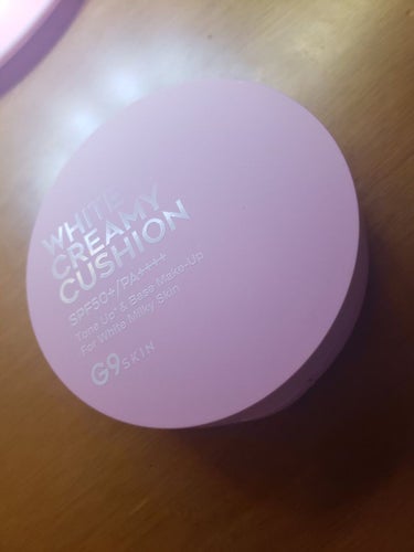 WHITE CREAMY CUSHION(ウユファンデ)/G9SKIN/化粧下地を使ったクチコミ（2枚目）