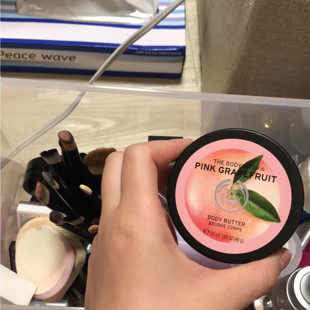 ボディバター ピンクグレープフルーツ/THE BODY SHOP/ボディクリームを使ったクチコミ（1枚目）