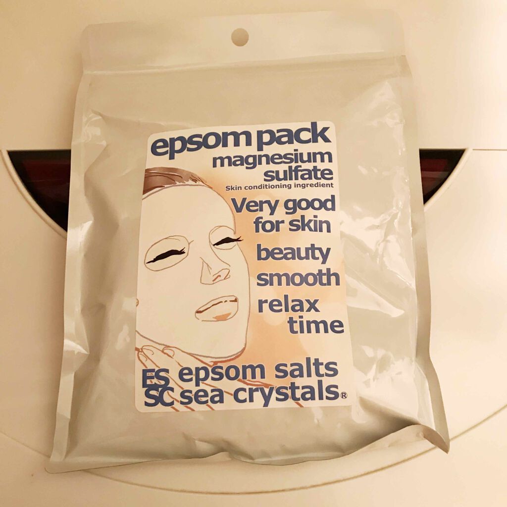 エプソムパック/sea crystals/シートマスク・パックを使ったクチコミ(1枚目)