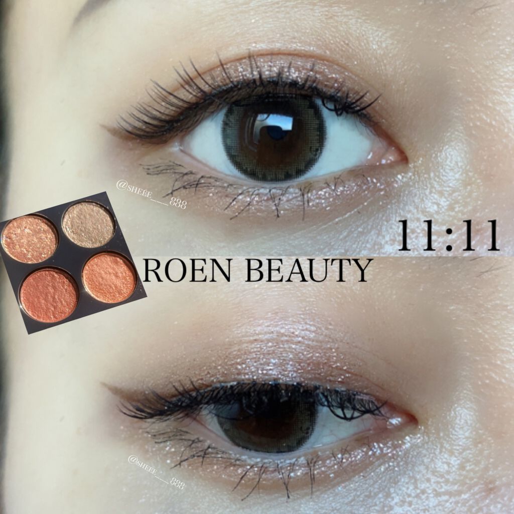 ROEN BEAUTY Eye Shadow Palette 11:11/ROEN BEAUTY /アイシャドウパレットを使ったクチコミ（1枚目）