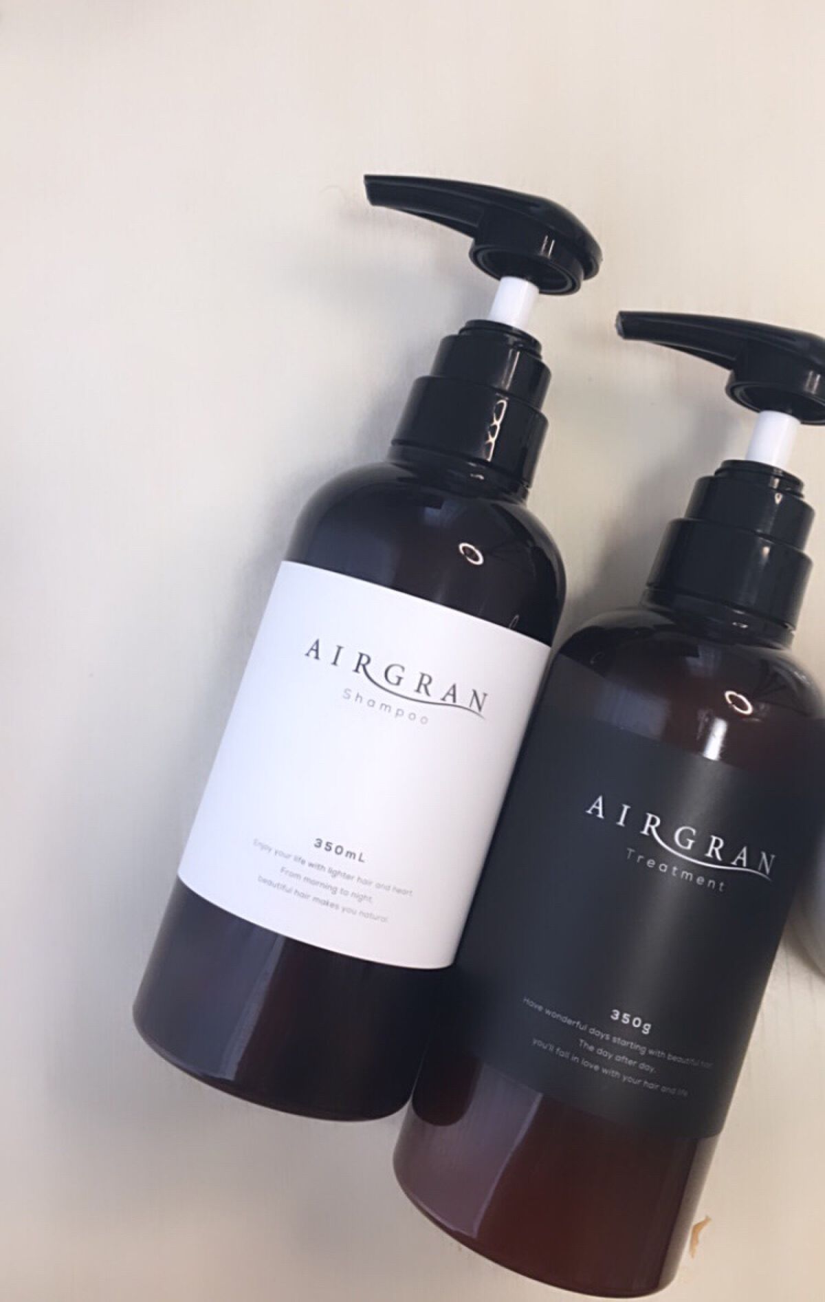 ナチュラルストレートシャンプー&トリートメント/AIRGRAN/市販シャンプーを使ったクチコミ(1枚目)