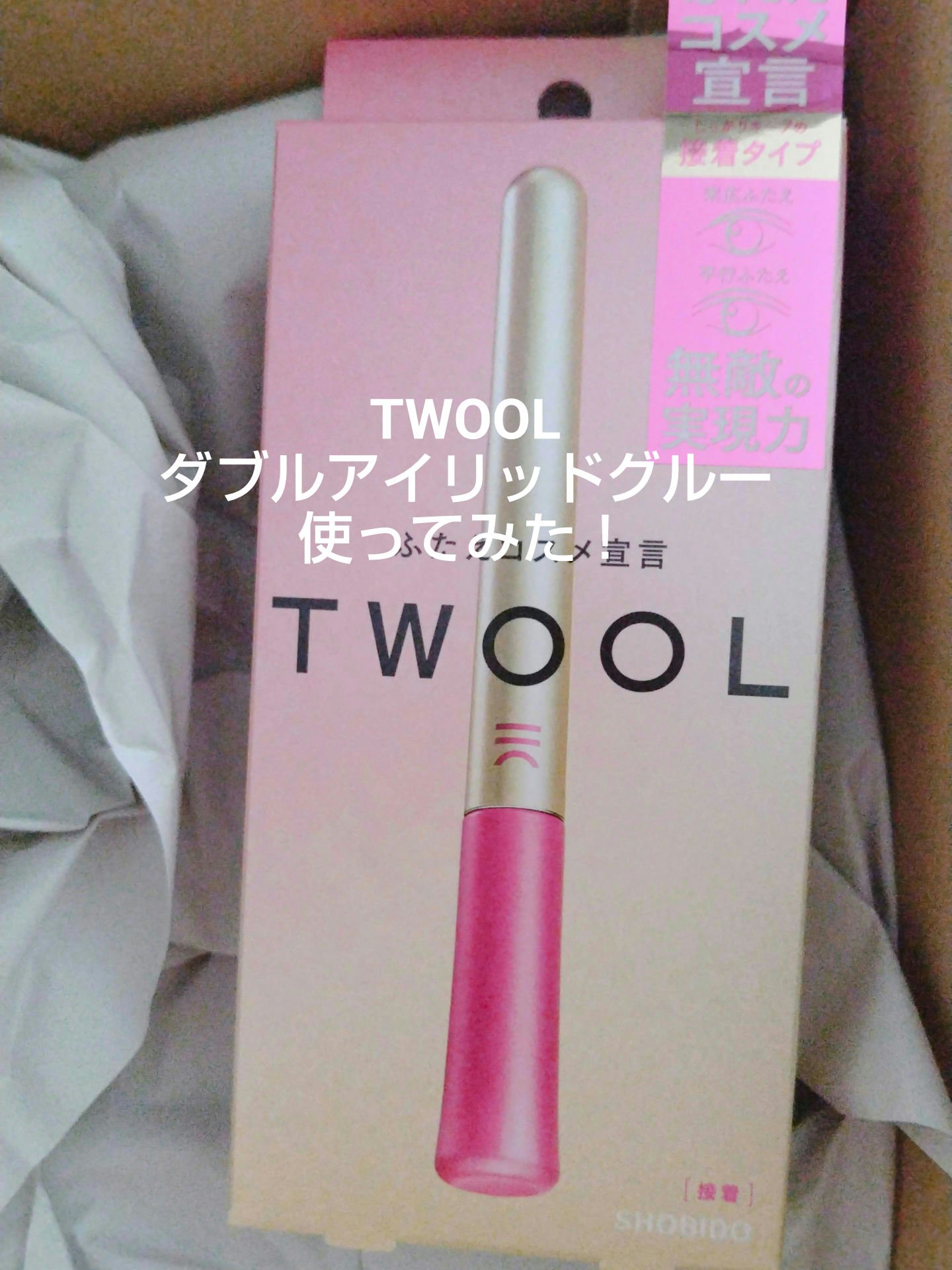 TWOOL ダブルアイリッドグルー/SHOBIDO/二重まぶた用アイテムを使ったクチコミ（1枚目）