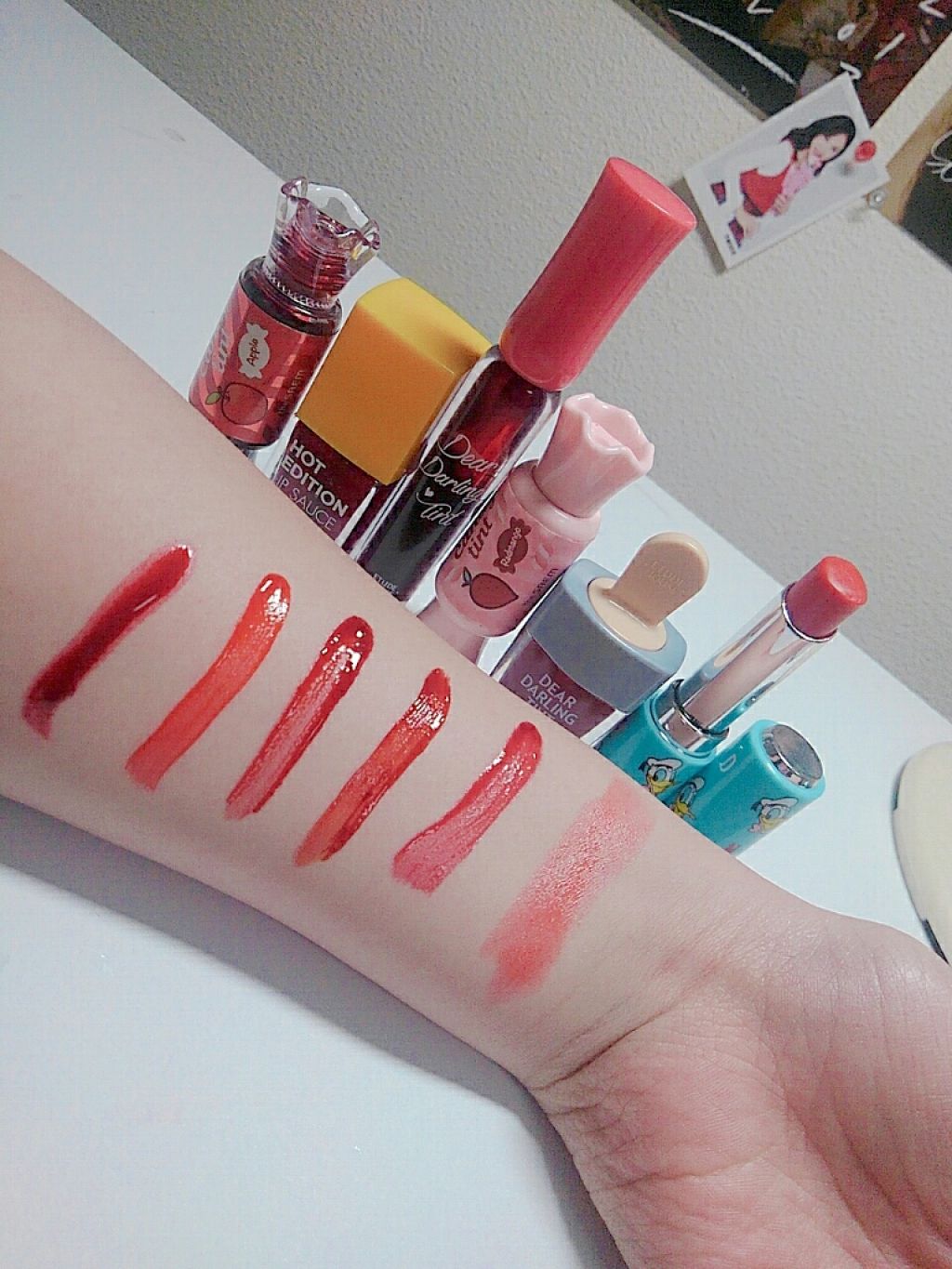 Hot Edition LIP SAUSE TINT/TONYMOLY/口紅を使ったクチコミ（2枚目）