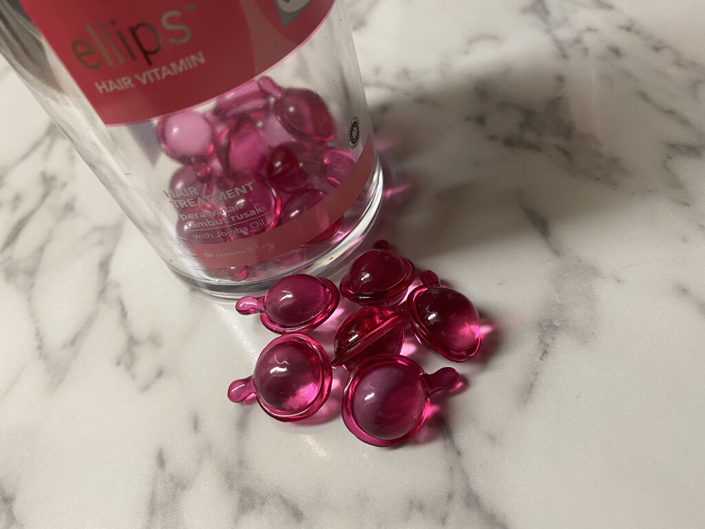 ヘアーオイル【トリートメント】/ellips/ヘアオイルを使ったクチコミ（2枚目）