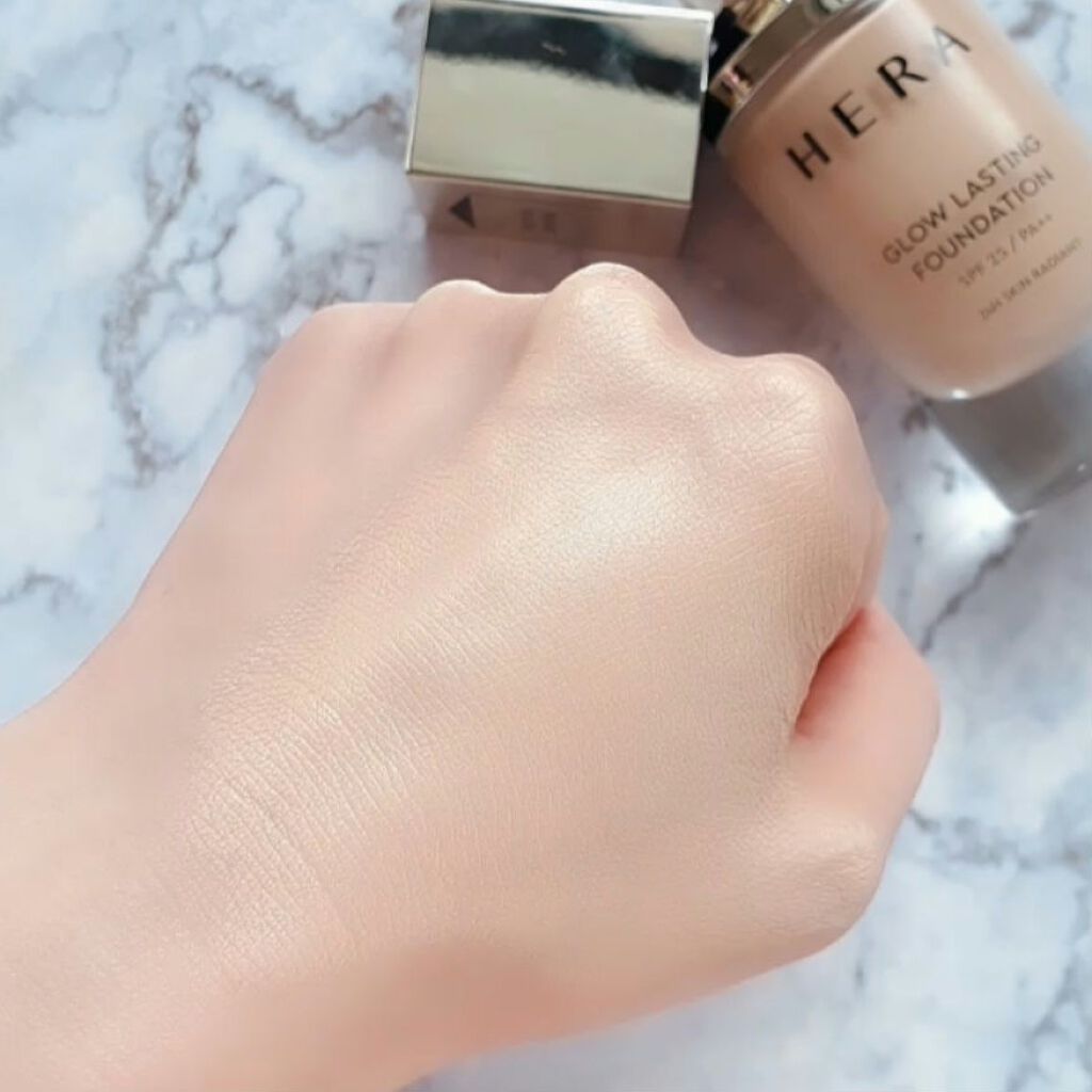 グロウ ラスティング ファンデーション/HERA/リキッドファンデーションを使ったクチコミ(4枚目)