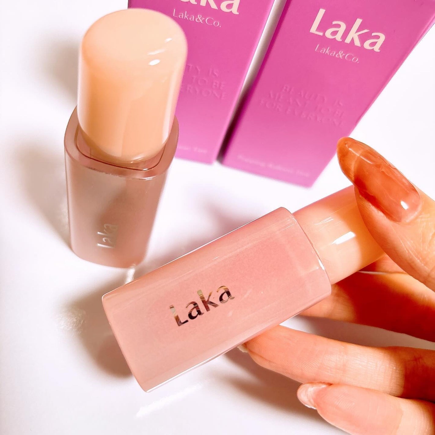 ポッピングバルーンティント/Laka/リップティントを使ったクチコミ(3枚目)