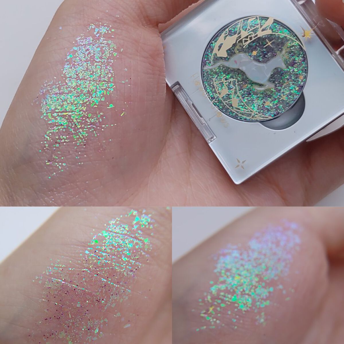 白夜と極夜シリーズシングルアイシャドウ 月の精霊/FlowerKnows/単色アイシャドウを使ったクチコミ（1枚目）