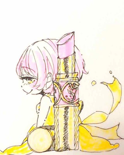 ルージュ ヴォリュプテ シャイン/YVES SAINT LAURENT BEAUTE/口紅を使ったクチコミ(1枚目)