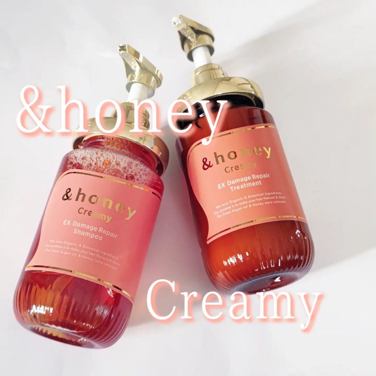 Creamy EXダメージリペアシャンプー1.0/ヘアトリートメント2.0/&honey/市販シャンプーを使ったクチコミ(1枚目)