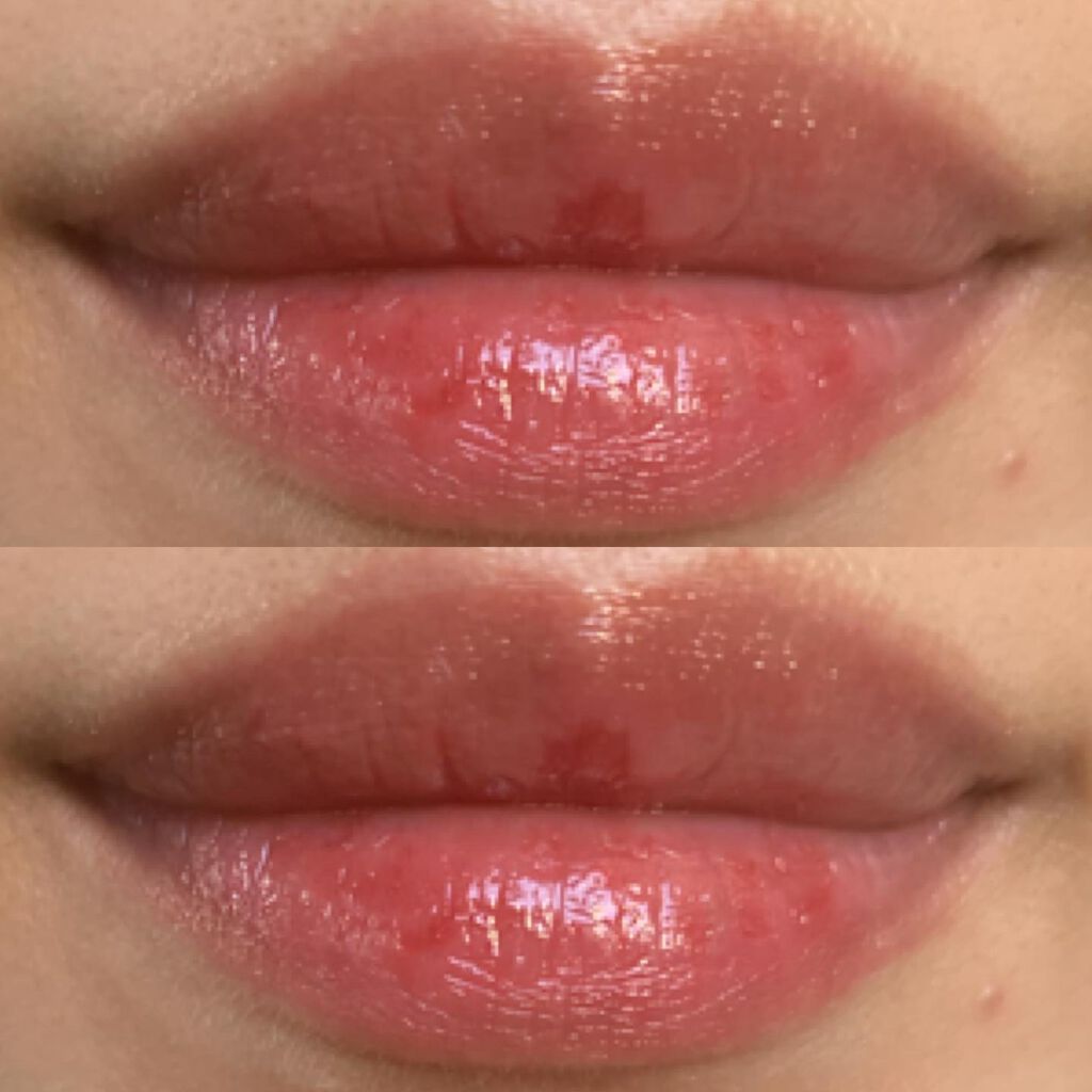 チェリースイート カラーリップバーム OR202/ETUDE/口紅を使ったクチコミ（3枚目）