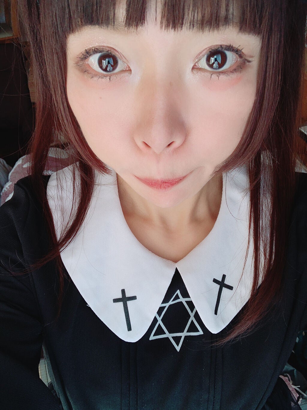 春姫 チークブラシ/DAISO/メイクブラシを使ったクチコミ(3枚目)