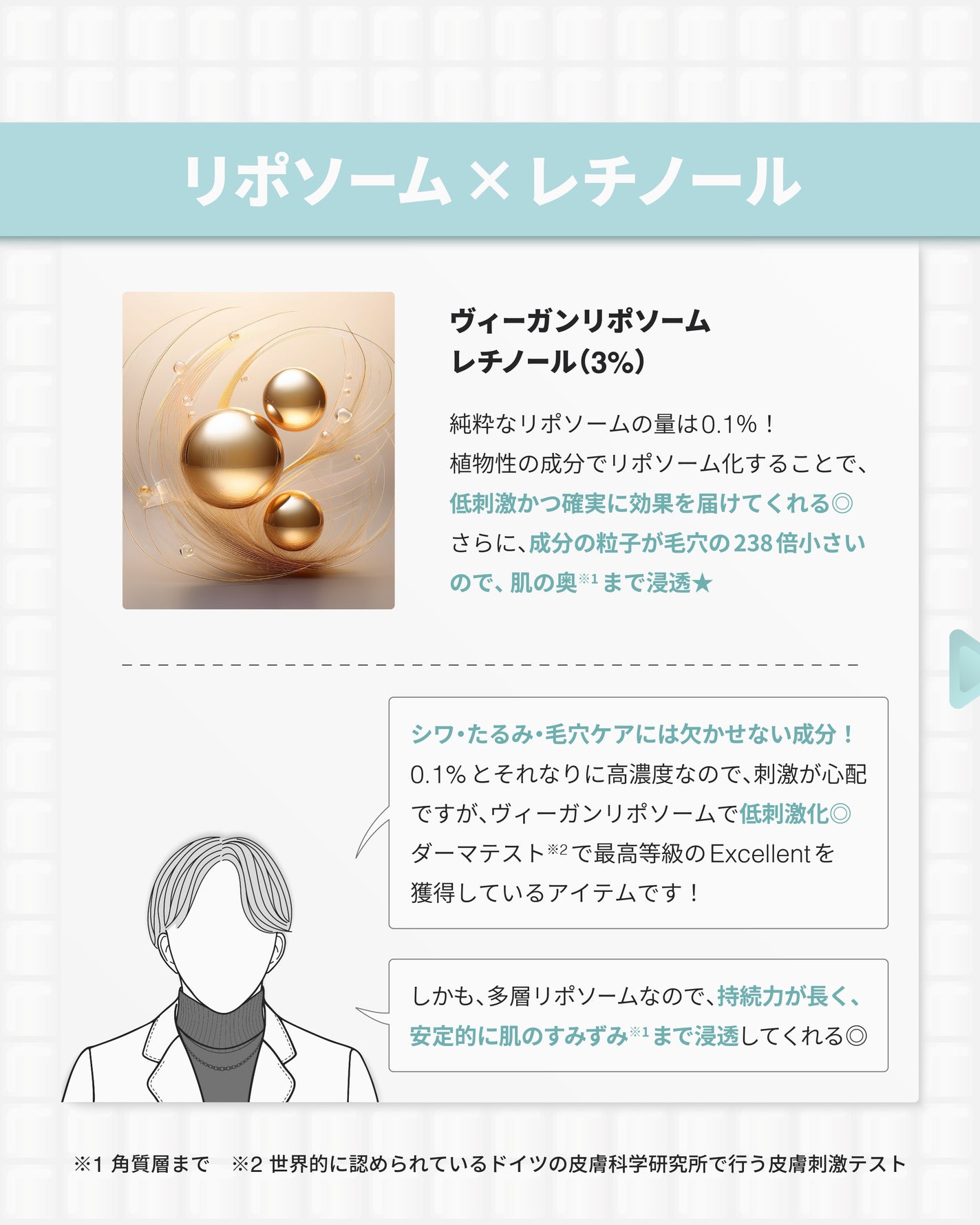 ヴィーガンリポソームレチノールセラム/SKIN&LAB/美容液を使ったクチコミ(3枚目)