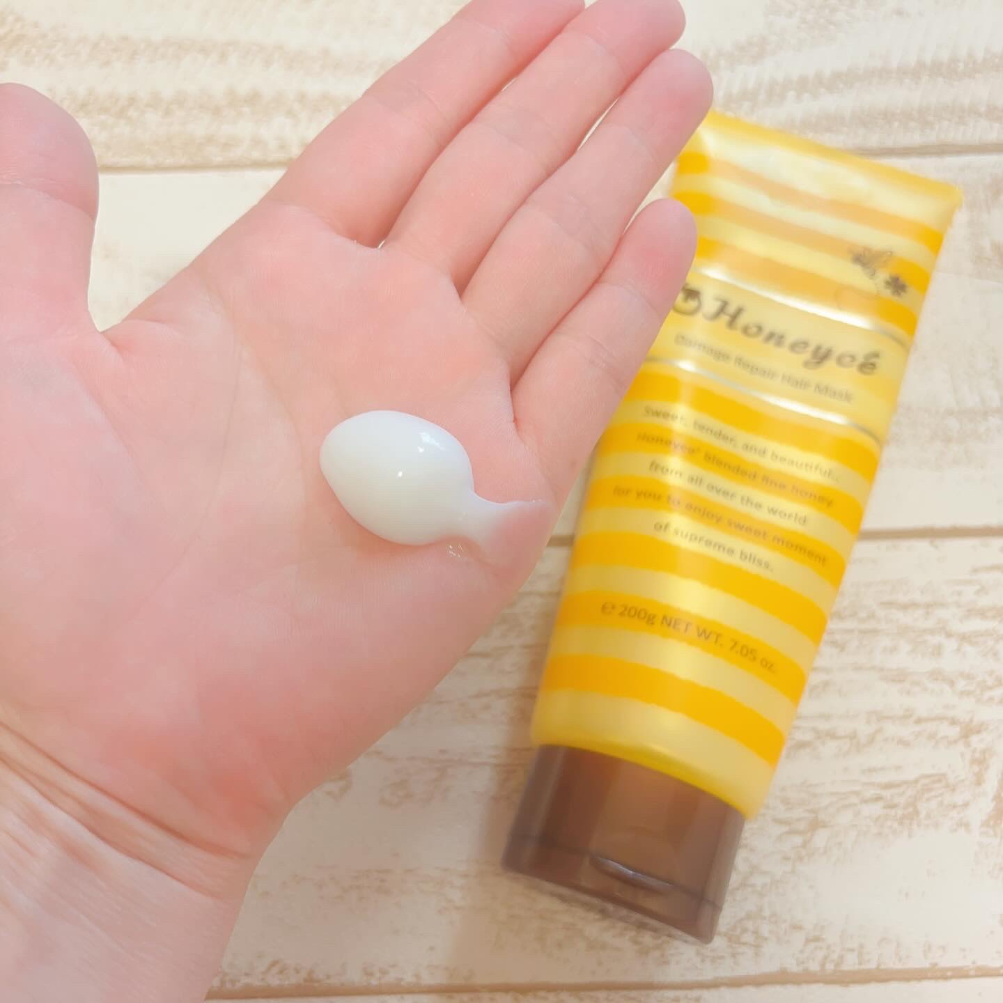 ハニーチェ ダメージリペア ヘアマスクY  R/ハニーチェ/ヘアマスク・ヘアパックを使ったクチコミ（3枚目）