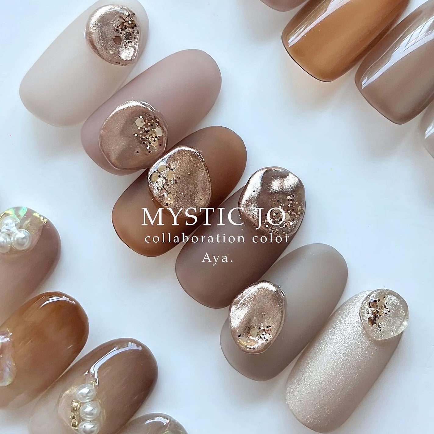 sato 🕊 self nail🫧🤍 on LIPS 「𝖬𝖸𝖲𝖳𝖨𝖢𝖩𝖮.𝖼𝗈𝗅𝗅𝖺𝖻𝗈𝗋𝖺𝗍𝗂𝗈𝗇𝖼𝗈𝗅𝗈𝗋@mys..」(1枚目)