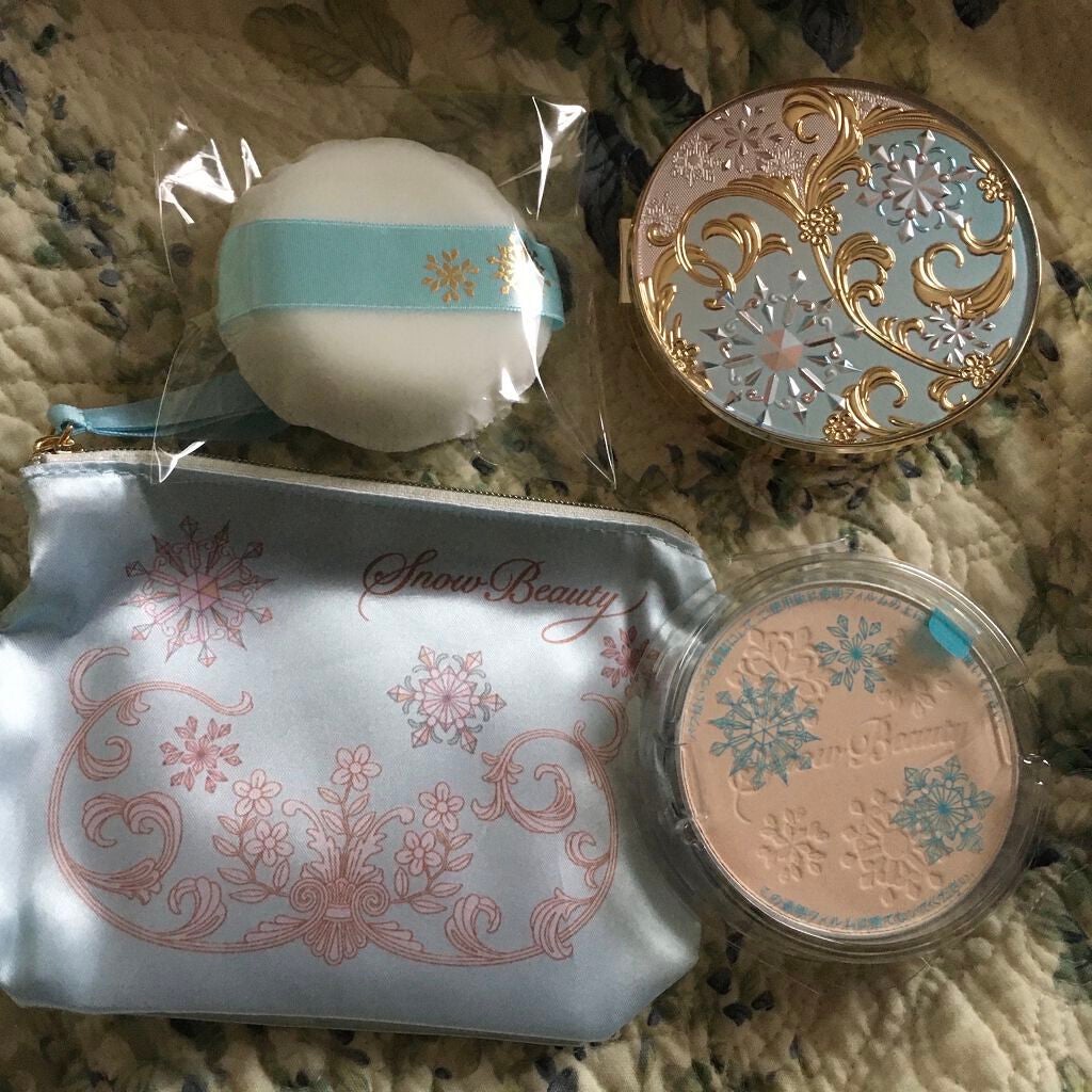 スノービューティー ホワイトニング スキンケアパウダーP2021		/スノービューティー/プレストパウダーを使ったクチコミ(3枚目)