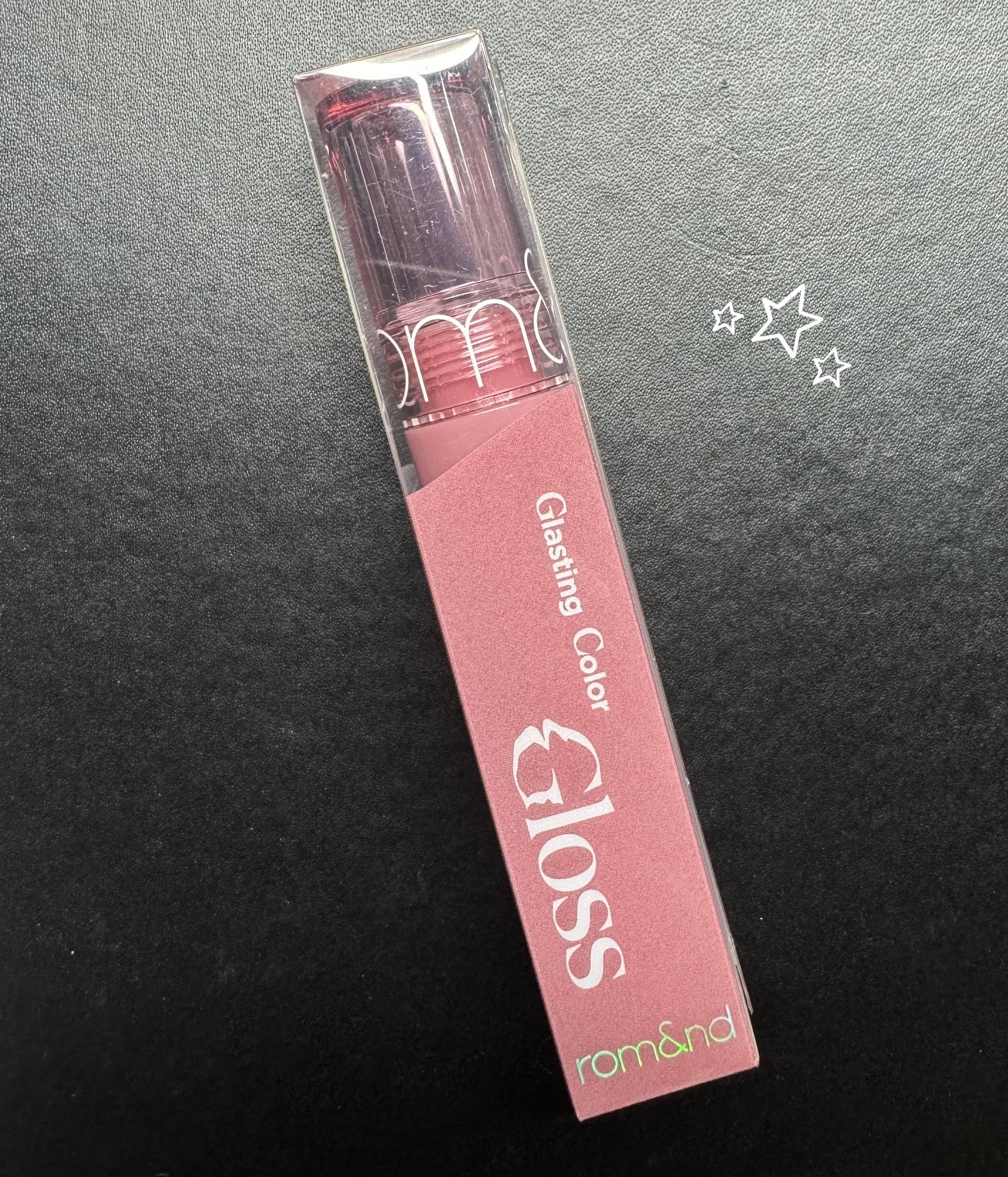 グラスティングカラーグロス/rom&nd/リップグロスを使ったクチコミ（1枚目）