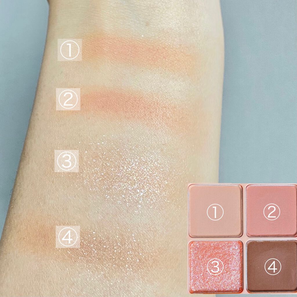 ベターザンアイズ/rom&nd/アイシャドウパレットを使ったクチコミ(2枚目)