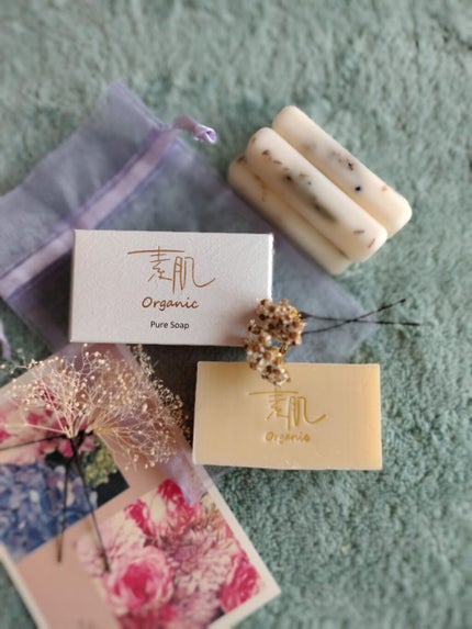 オーガニックピュアソープ/SUHADAcosmetics/洗顔石鹸を使ったクチコミ(1枚目)