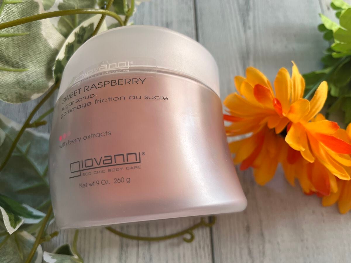 ジョヴァンニ シュガー ボディスクラブ スイートラズベリー/giovanni/ボディスクラブを使ったクチコミ(1枚目)